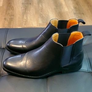 Men's black H&M boots size 10